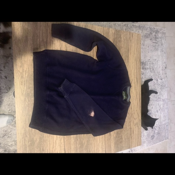 A lot of 6 used Eddie Bauer Men’s Large Sweaters. - Picture 4 of 8